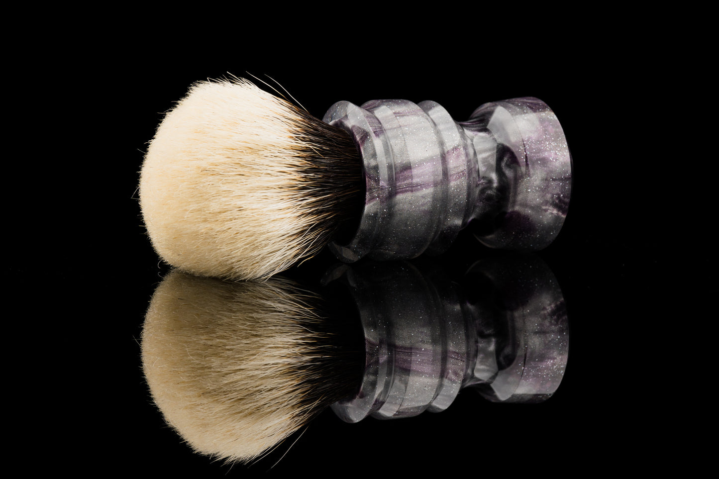 New Chubby - Glaze - ‘Silver marks’ shaving brush handle
