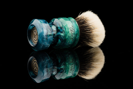 New Chubby - Glaze - ‘Interstellar Boundary’ shaving brush handle