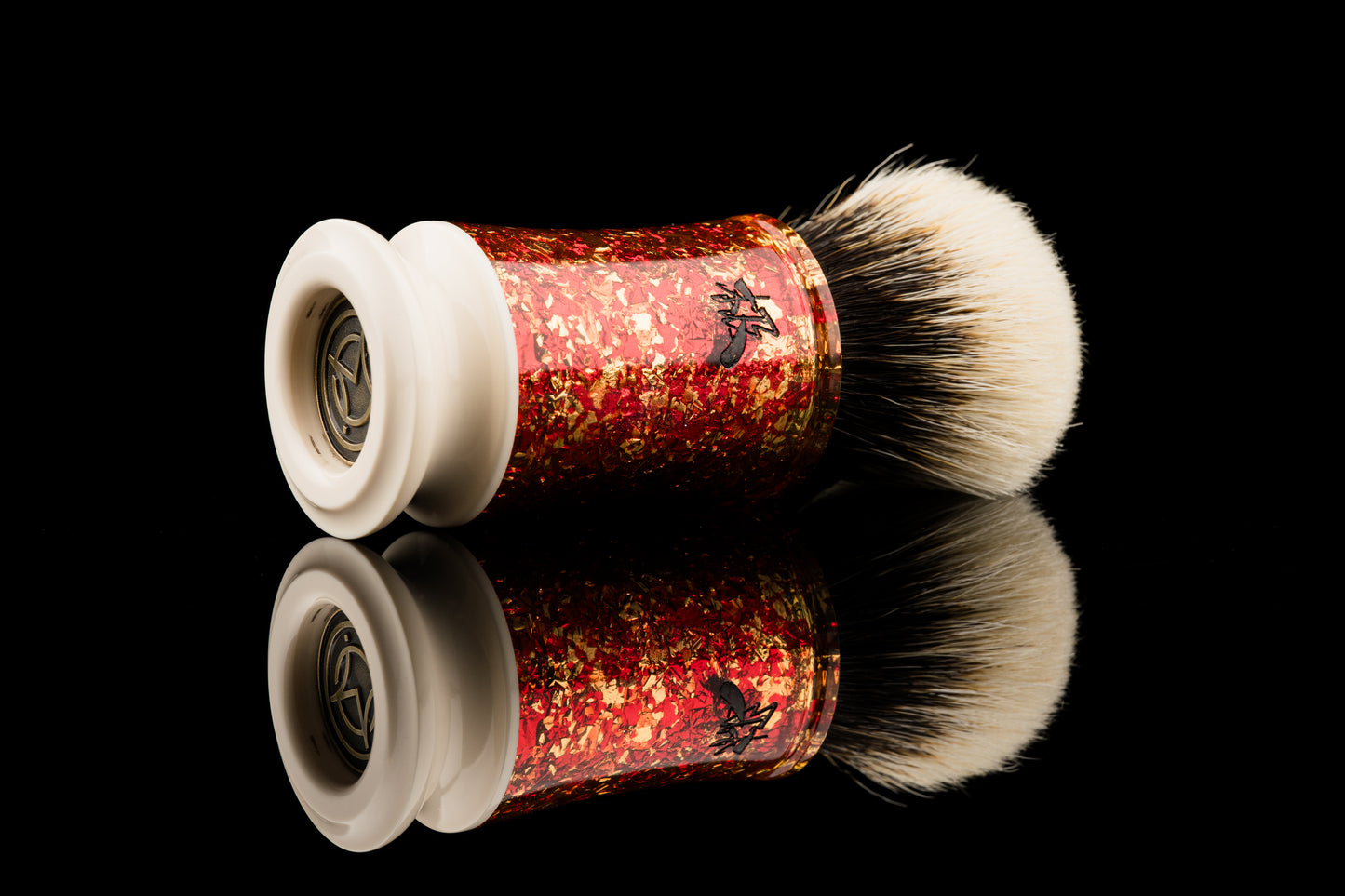 Exceed-6 Evolution - Glaze X Foil Gilding ‘蒲牢’  shaving brush handle