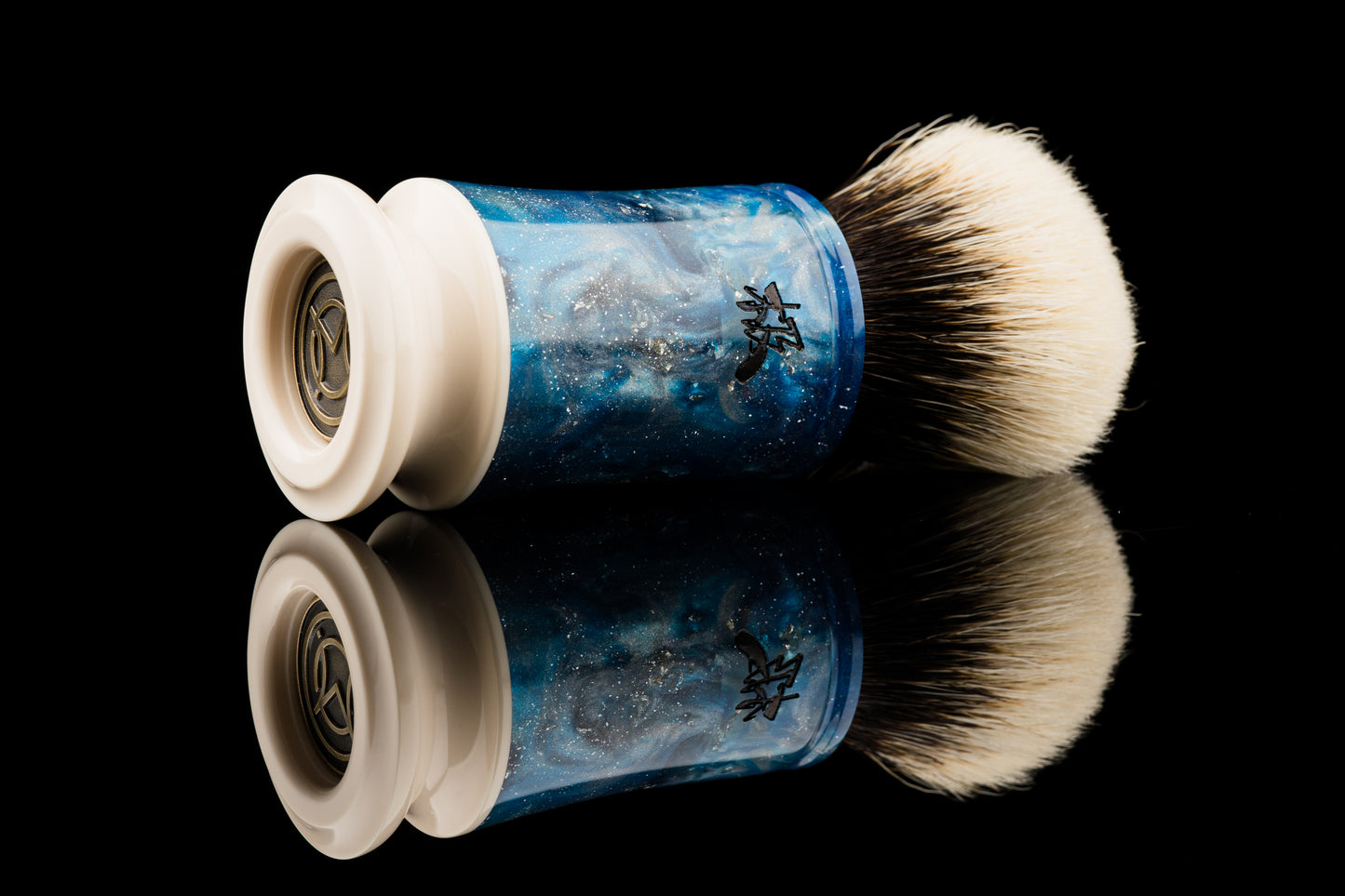 Exceed-6 Evolution - Glaze ‘Ocean’  shaving brush handle