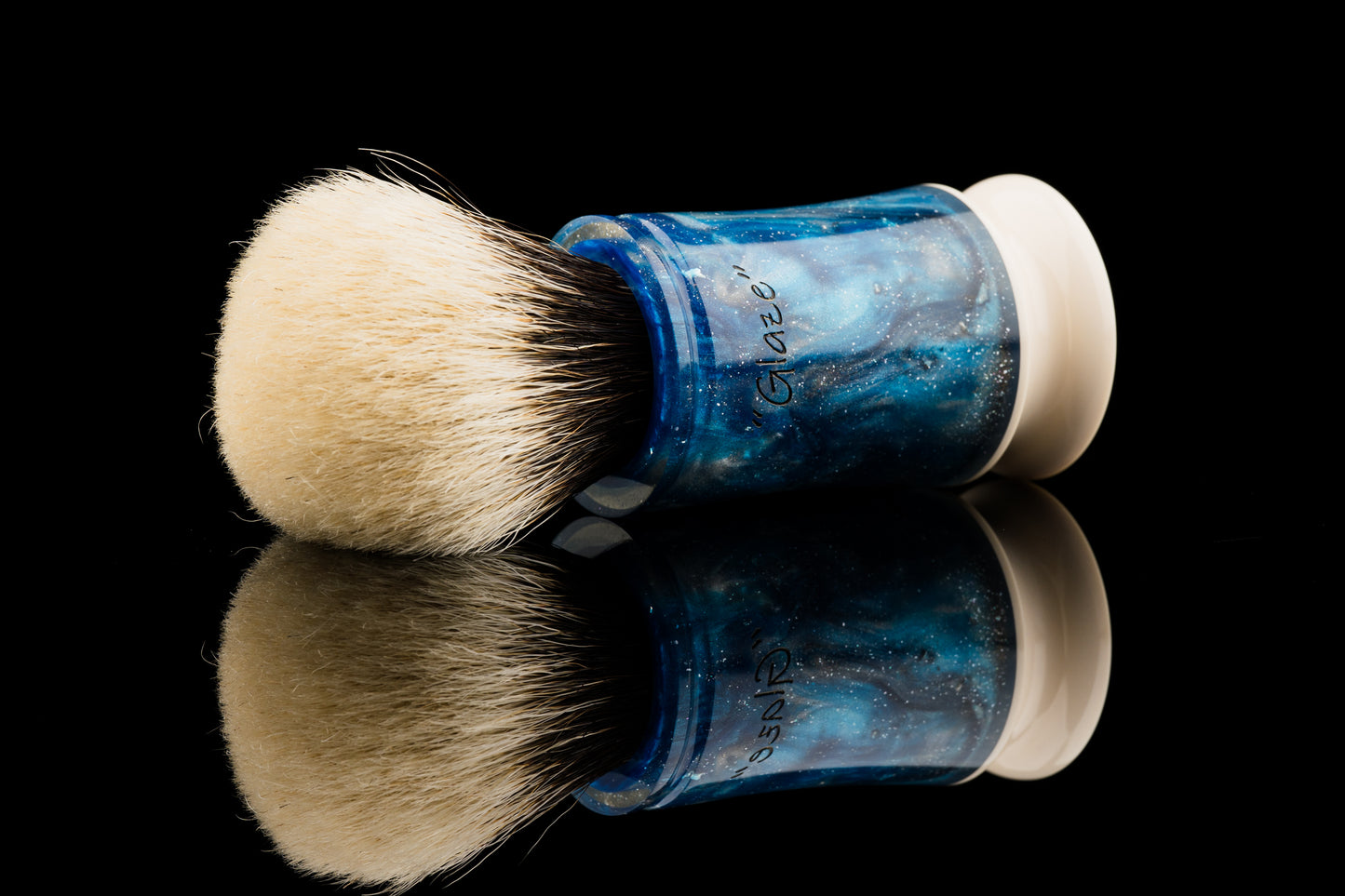 Exceed-6 Evolution - Glaze ‘Ocean’  shaving brush handle