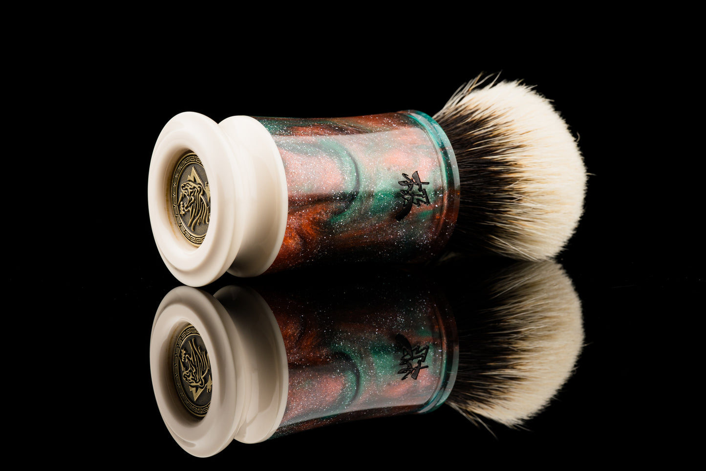 Exceed-6 Evolution - Glaze ‘Crimson’  shaving brush handle