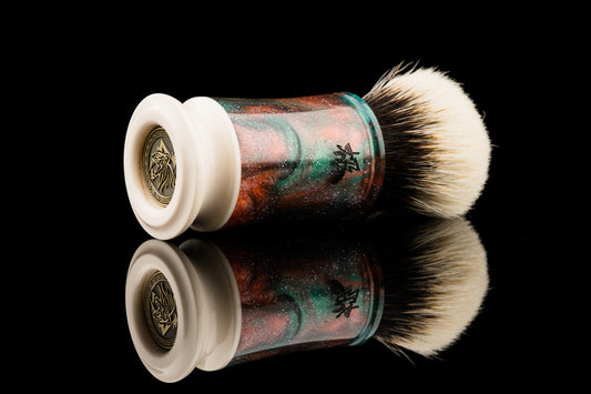 Exceed-6 Evolution - Glaze ‘Crimson’  shaving brush handle