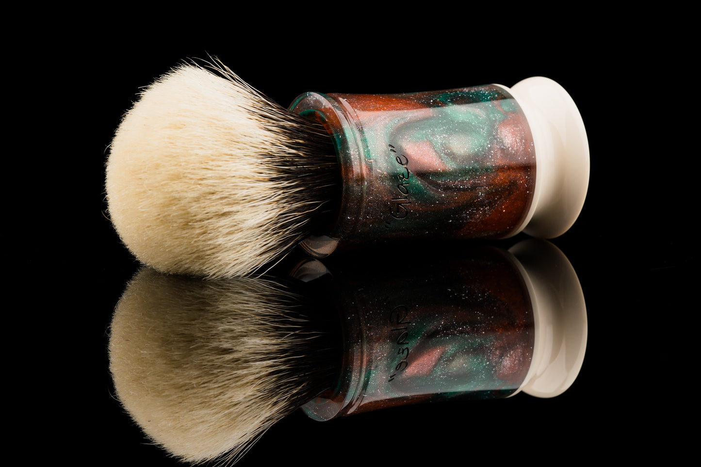 Exceed-6 Evolution - Glaze ‘Crimson’  shaving brush handle