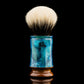 Exceed-6 Evolution - Glaze ‘Blue Ocean Stars’  shaving brush handle