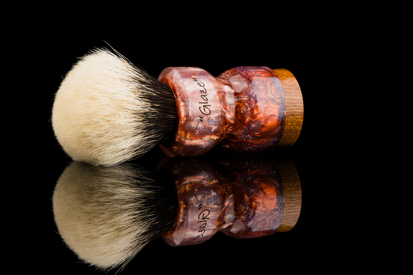 Exceed-1 - Glaze ‘Mantle’  shaving brush handle