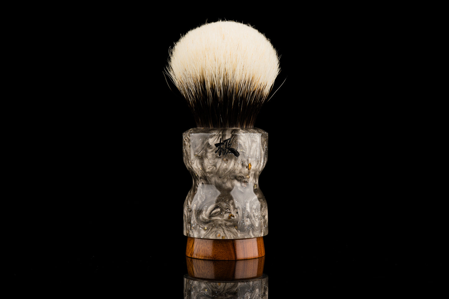 Exceed-1 - Glaze ‘Saturn's surface’  shaving brush handle