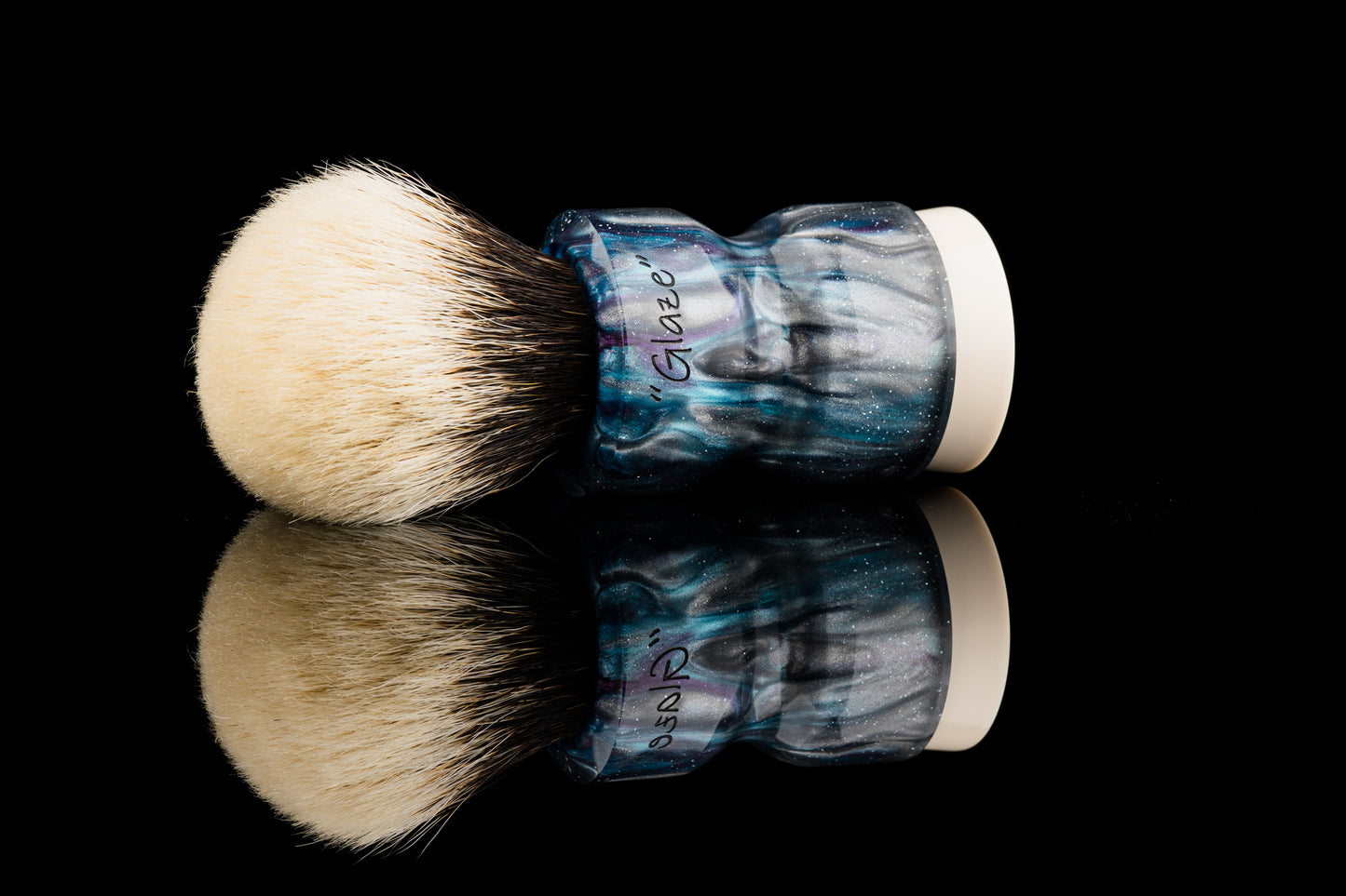 Exceed-1 - Glaze ‘Coastline’  shaving brush handle