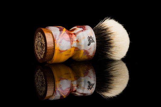 Exceed-1 - Glaze ‘Bright Sun’  shaving brush handle