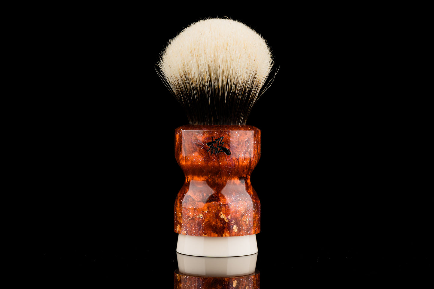 Exceed-1 - Glaze ‘Fire’  shaving brush handle