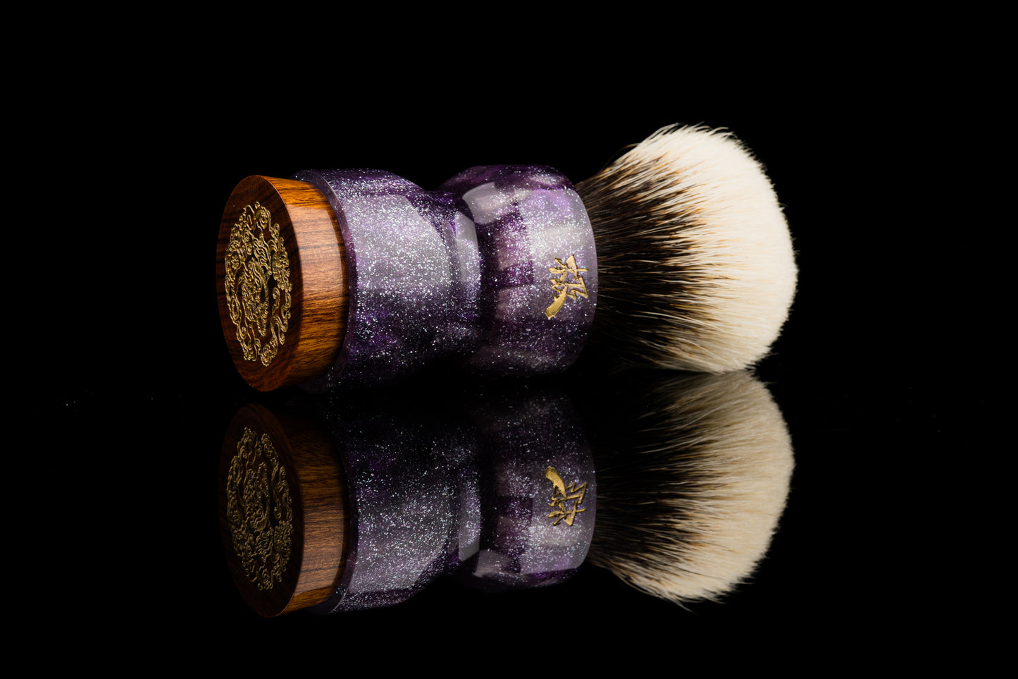 Exceed-1 - Glaze ‘Mysterious Nebula’  shaving brush handle