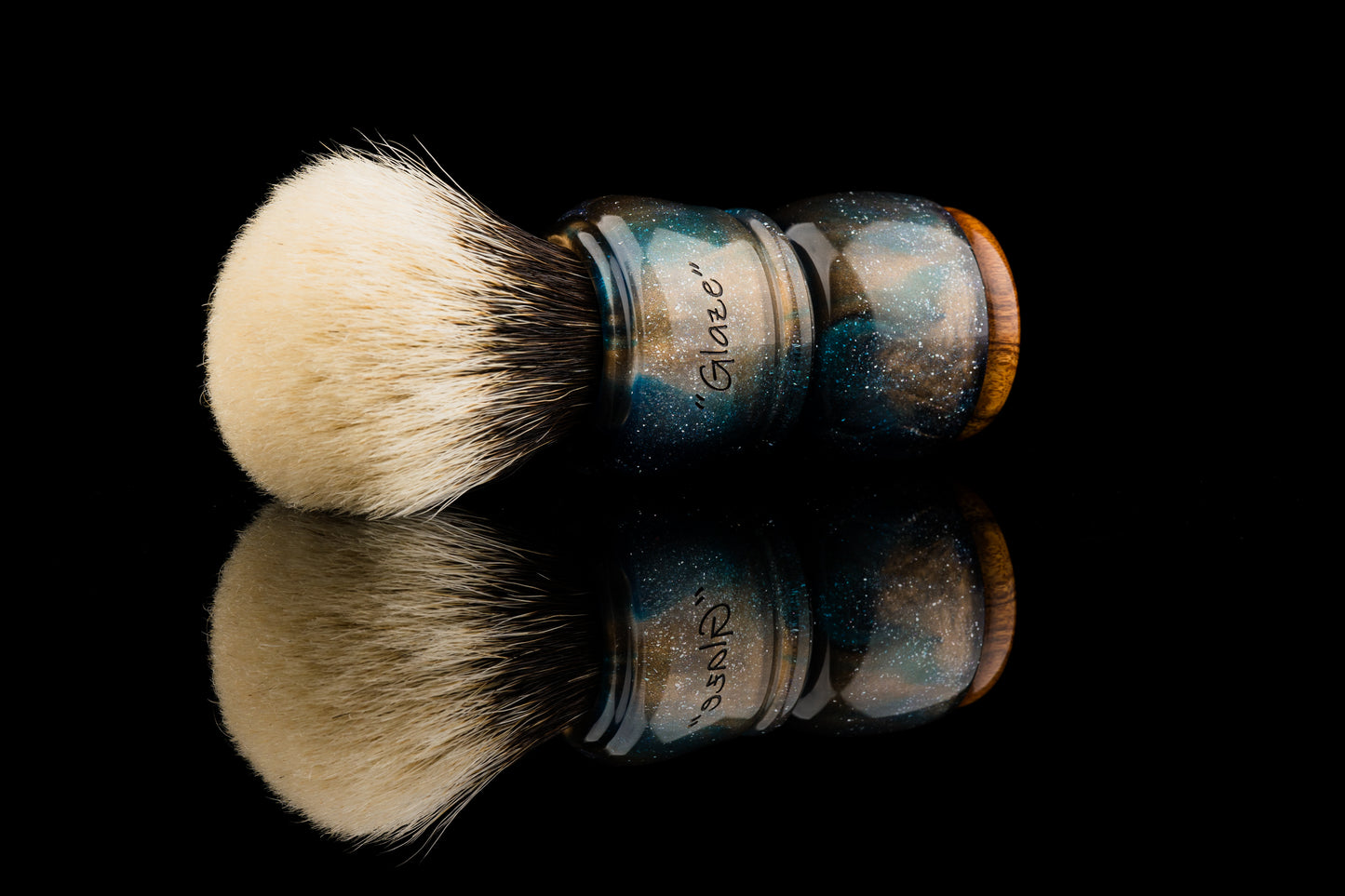 Exceed-5- Glaze ‘Nebula‘ shaving brush handle