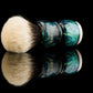 Exceed-5- Glaze ‘Peacock‘ shaving brush handle