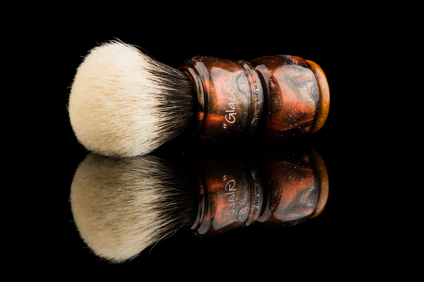 Exceed-5- Glaze ‘Flexible‘ shaving brush handle