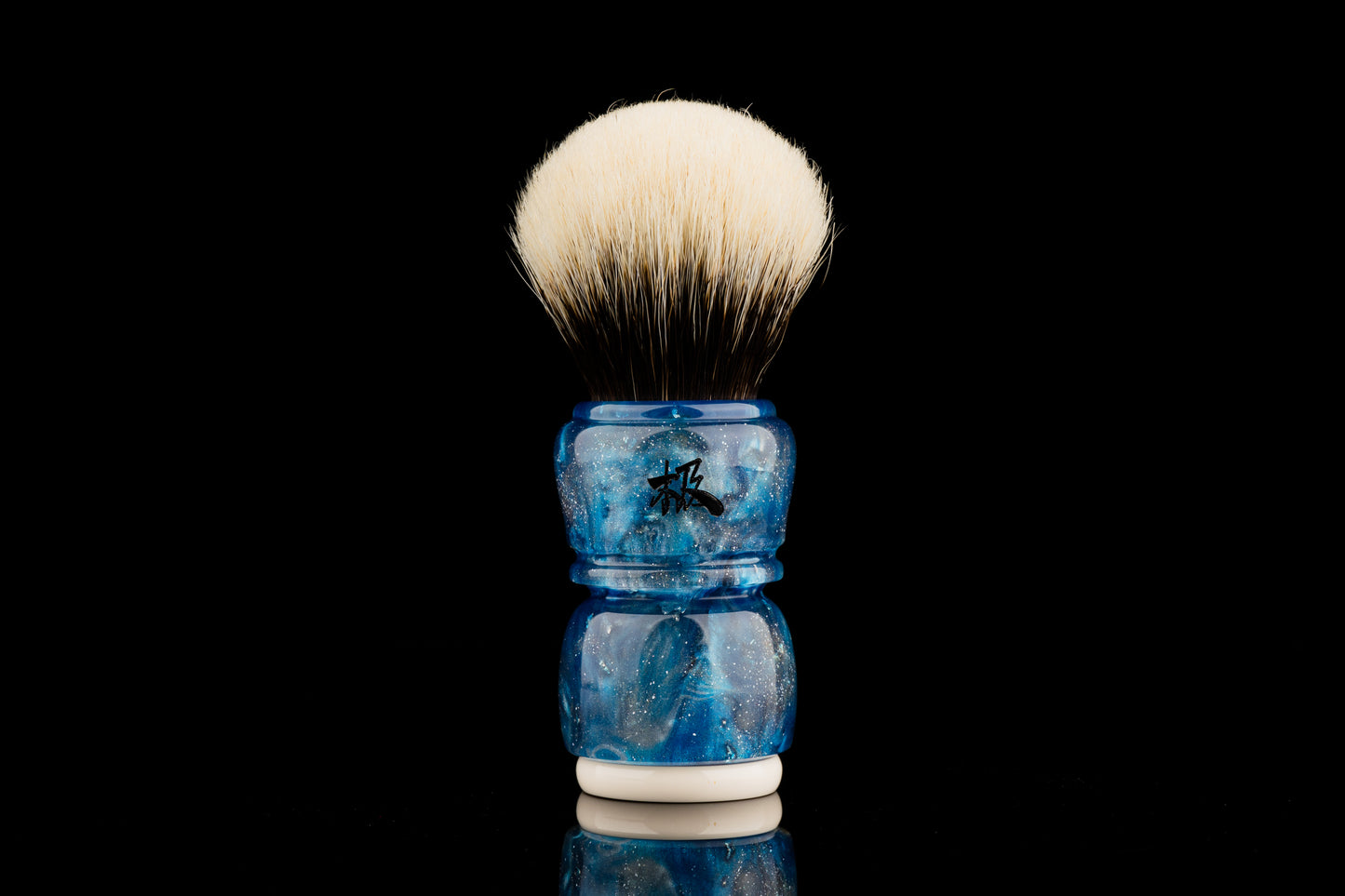 Exceed-5- Glaze ‘Ocean Nebula‘ shaving brush handle