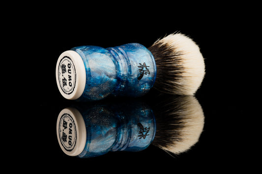Exceed-5- Glaze ‘Ocean Nebula‘ shaving brush handle