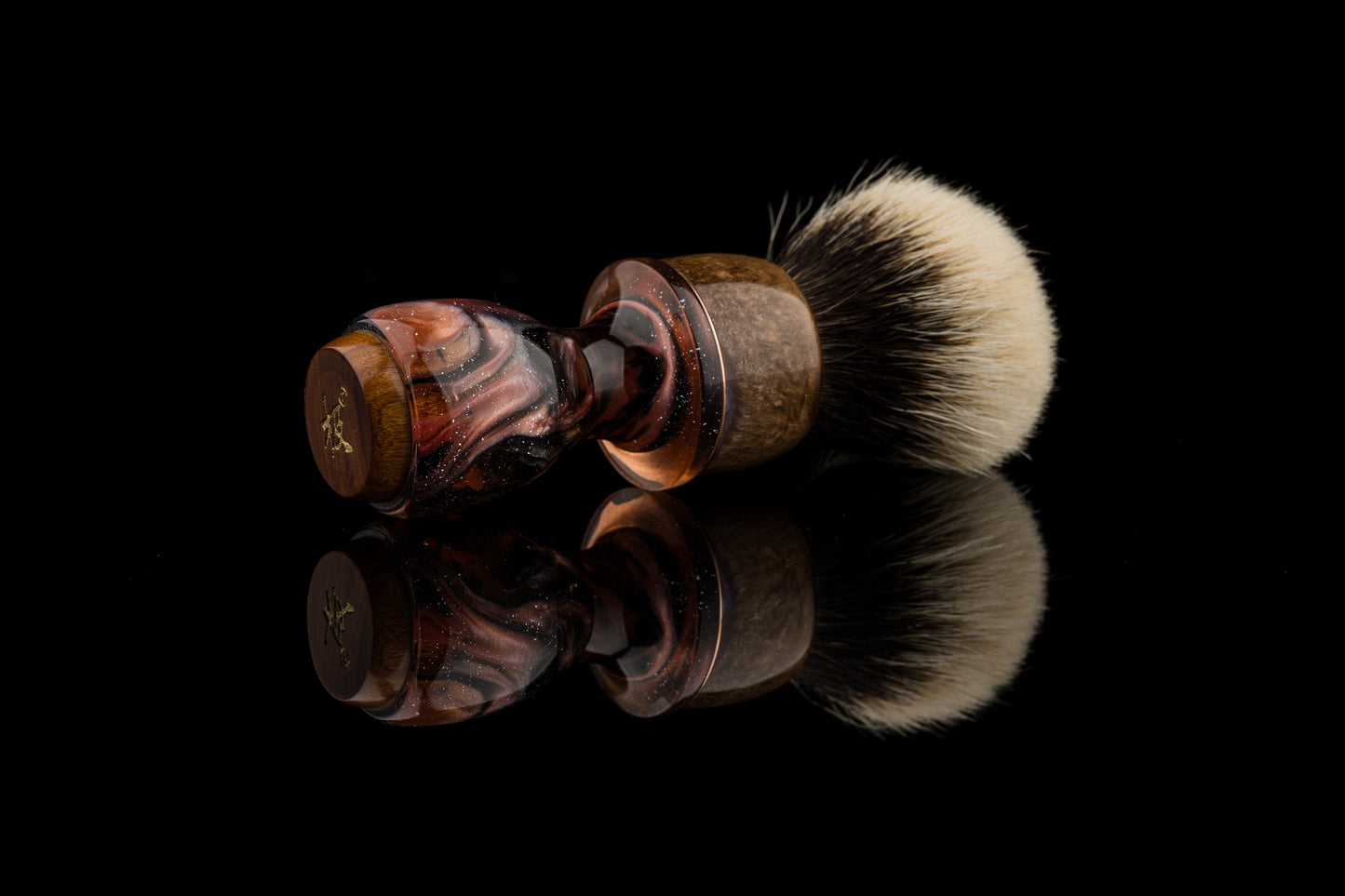 Exceed-7 - Glaze -”Colonel“ shaving brush handle #2