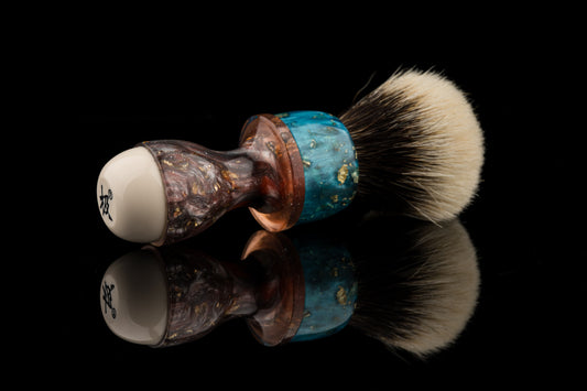 Exceed-7 - Glaze -”Pathfinder“ shaving brush handle #15