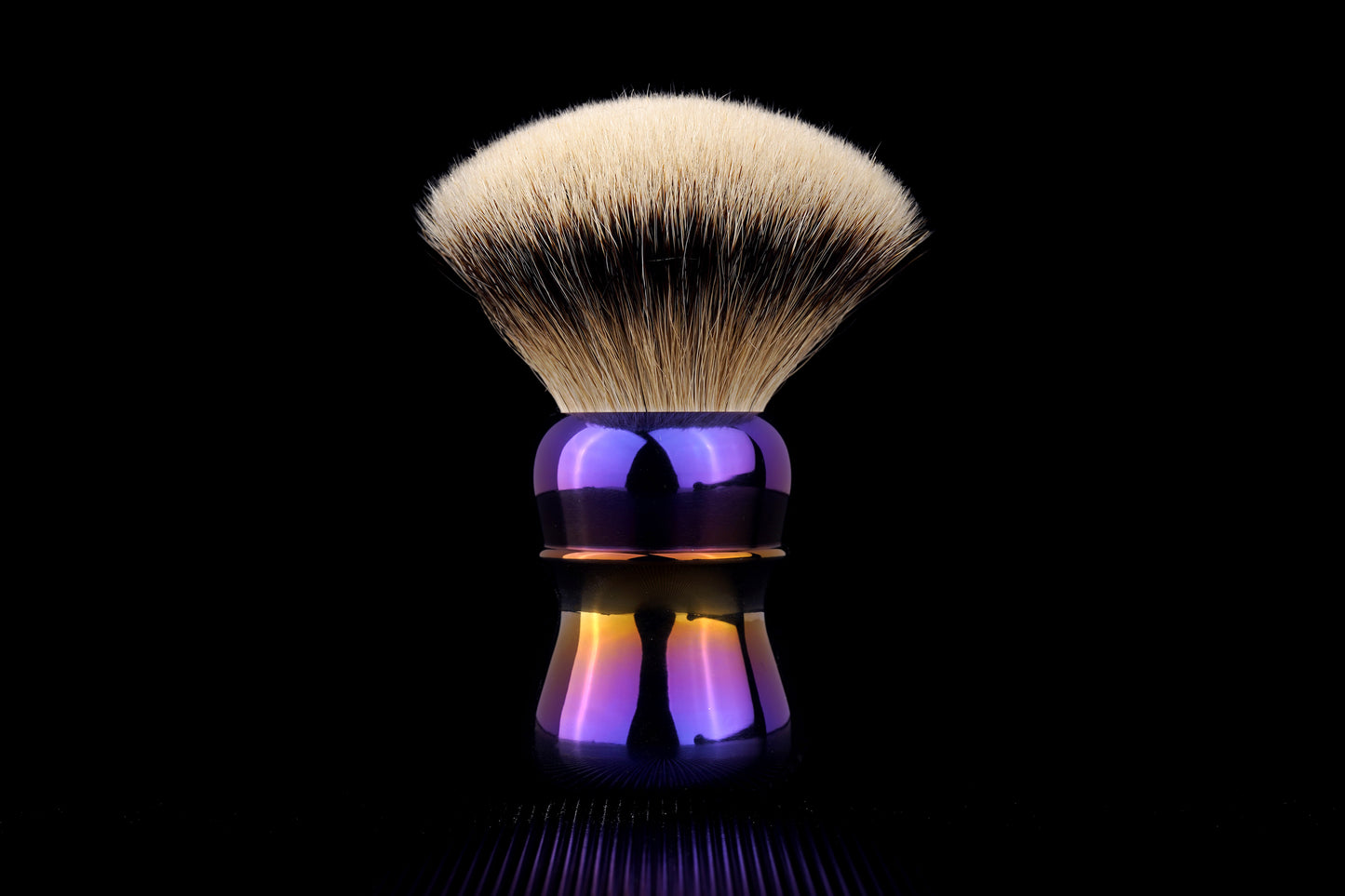 Compass Titanium shaving brush handle